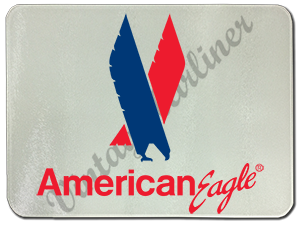 American Eagle Logo Glass Cutting Board