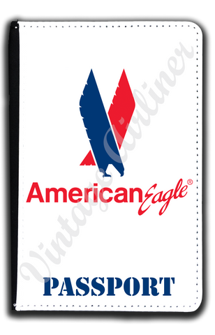 American Eagle Logo with Eagle Passport Case