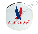 American Eagle Logo with Eagle Round Coin Purse