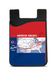 American Airlines Flagship Fleet Route Map Card Caddy