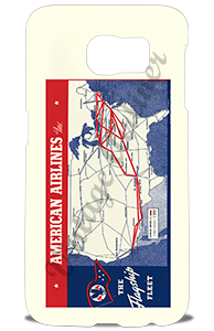 American Airlines Flagship Fleet Route Map Phone Case