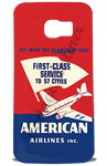 American Airlines First Class Service Brochure Stand Flyer from the 1930's Phone Case