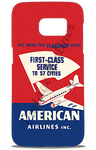 American Airlines First Class Service Brochure Stand Flyer from the 1930's Phone Case