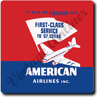 AA First Class Image Square Coaster