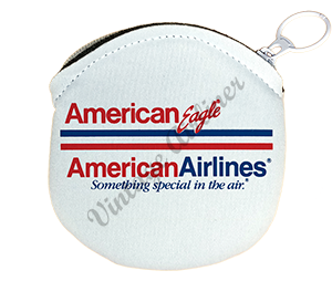 American Airlines American Eagle Logo Round Coin Purse