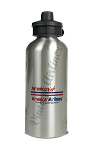 American Airlines American Eagle Combined Logo Aluminum Water Bottle