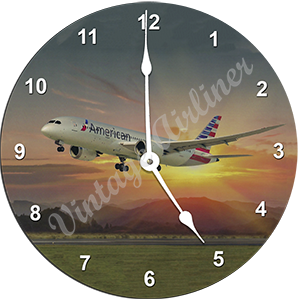 AA 787 Wall Clock