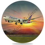 American Airlines 787 Round Coaster