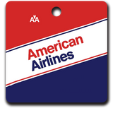 American Airlines 80's Ticket Jacket Ornaments