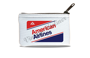 American Airlines 1980's Timetable Cover Rectangular Coin Purse