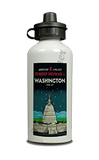 American Airlines Vacations Washington DC Brochure Cover Aluminum Water Bottle