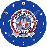 AA Pilot Wall Clock