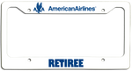 American Airlines Retiree with AA Eagle License Plate Frame