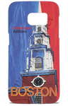 American Airlines 1970's Boston Travel Poster Phone Case
