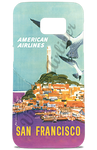 American Airlines 1966 San Francisco Travel Poster Phone Case