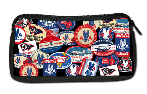 AA Travel Sticker Collage Pouch