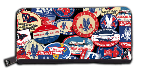 AA Travel Sticker Collage Wallet