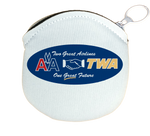 American Airlines/TWA Round Coin Purse