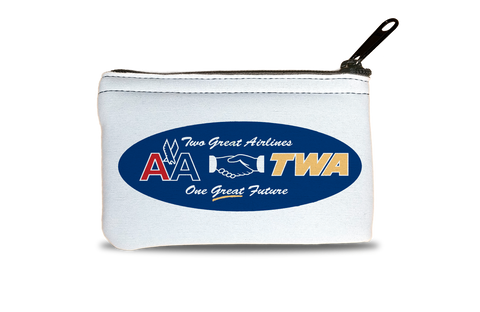 American Airlines/TWA Merger Rectangular Coin Purse