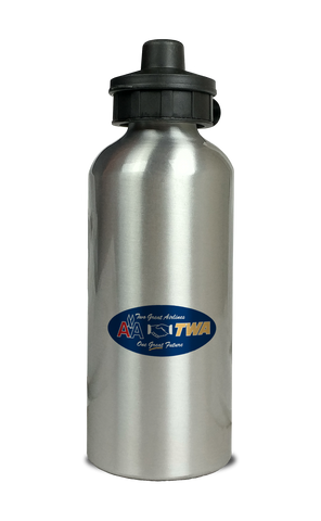 American Airlines/TWA Merger Aluminum Water Bottle
