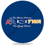 American Airlines/TWA Merger Round Coaster