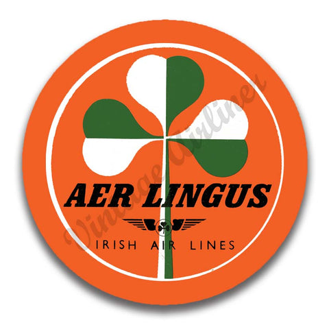 Aer Lingus Green & White Shamrock Magnets