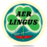 Aer Lingus Airlines Vintage Round Coaster