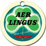 Aer Lingus Irish Airlines Vintage Logo Ornaments