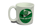 Aer Lingus 1950's Vintage Bag Sticker  Coffee Mug