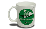 Aer Lingus 1950's Vintage Bag Sticker  Coffee Mug