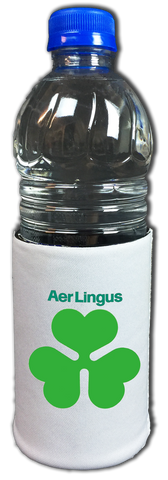 Aer Lingus Green Shamrock Logo Koozie