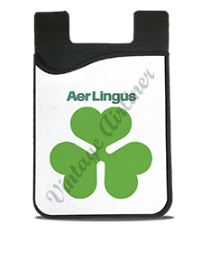 Aer Lingus Green Shamrock Logo Card Caddy