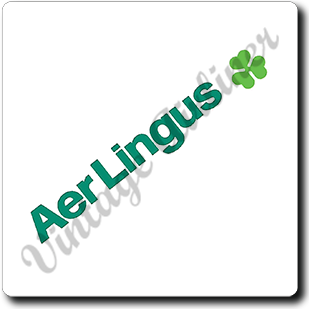 the Aer Lingus Logo Square Coaster