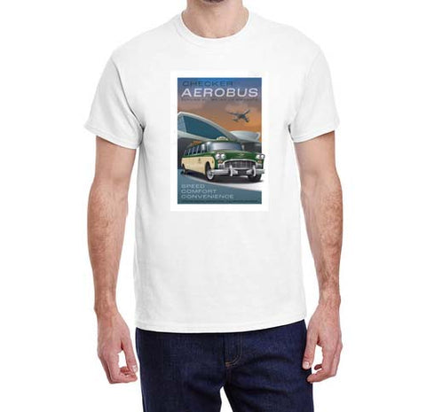 Vintage AeroBus Poster T-shirt