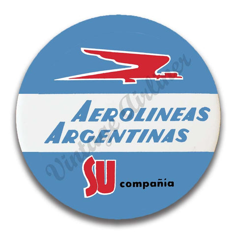 Aerolineas Agentinas 1960's Vintage Magnets