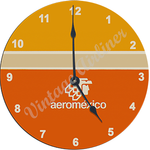 AeroMexico Wall Clock