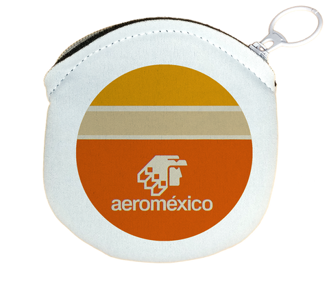 AeroMexico Logo Round Coin Purse
