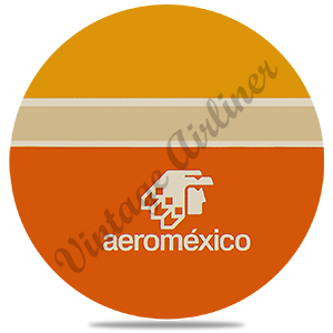 AeroMexico Logo Round Coaster