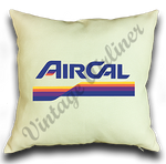 Air Cal Logo Linen Pillow Case Cover