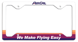 Air Cal - We Make Flying Easy - License Plate Frame