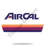 Air Cal Logo Round Coaster