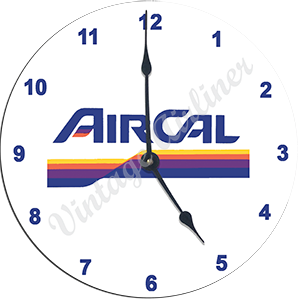 Air Cal Logo Wall Clock