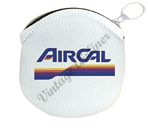 Air Cal Last Logo Round Coin Purse