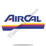 Air Cal Last Logo Round Coaster