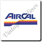 Air Cal Last Logo Square Coaster