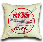 Air Canada Rouge Linen Pillow Case Cover