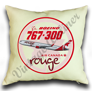 Air Canada Rouge Linen Pillow Case Cover