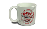Air Canada 767 Rouge Bag Sticker  Coffee Mug