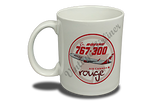 Air Canada 767 Rouge Bag Sticker  Coffee Mug