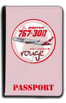 Air Canada Rouge 767 Bag Sticker Passport Case